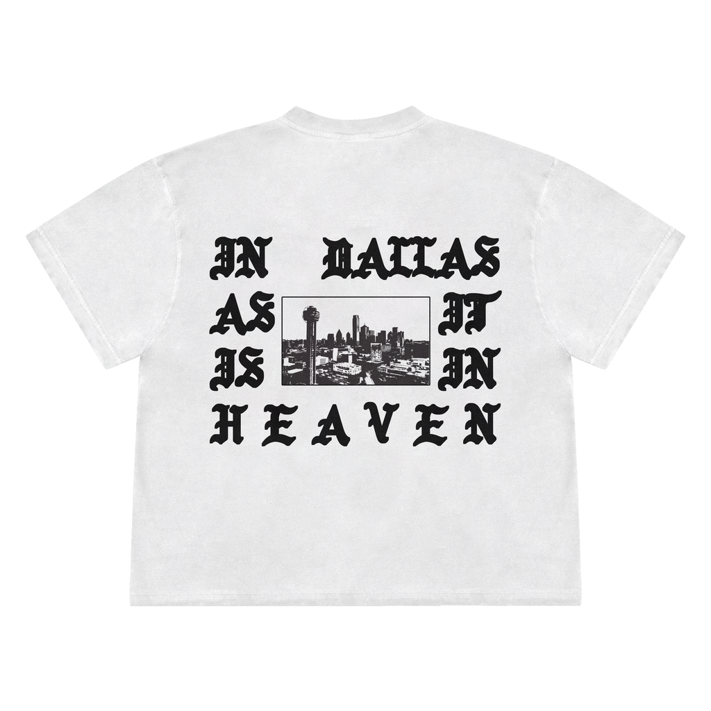 Dallas as it is in heaven – Heavyweight Oversized T-Shirt
