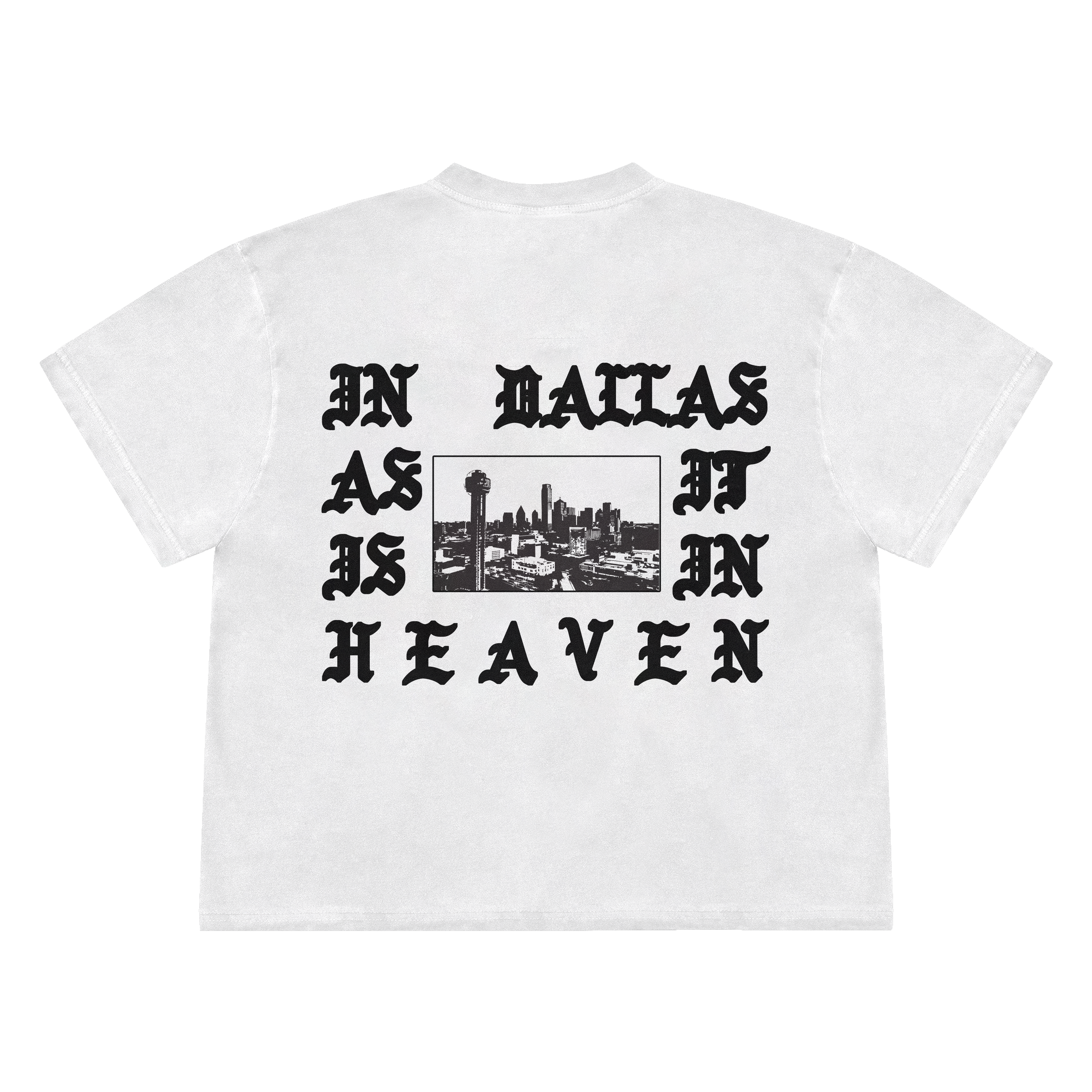 Dallas as it is in heaven – Heavyweight Oversized T-Shirt