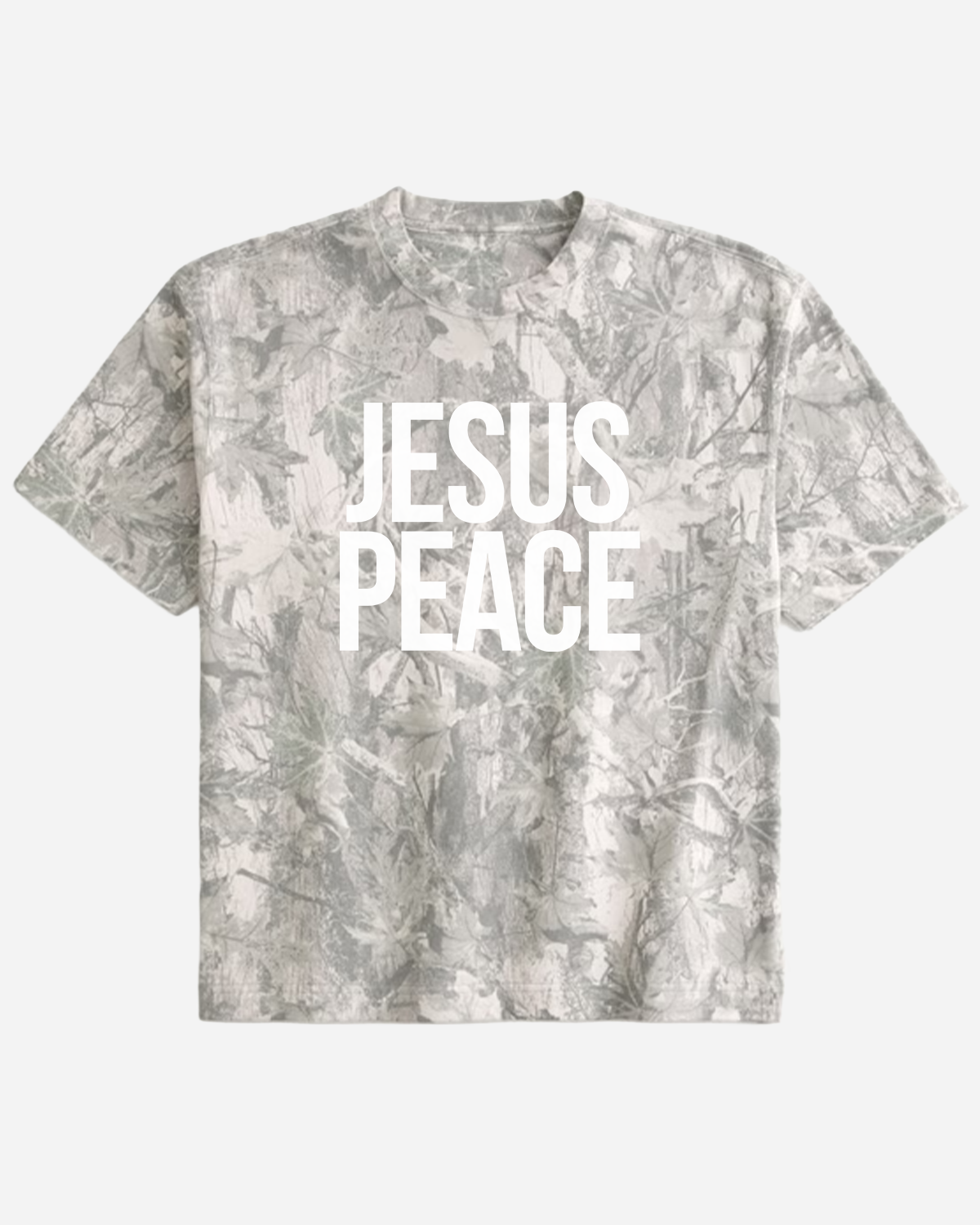 Jesus Peace Camo Heavyweight T-shirt