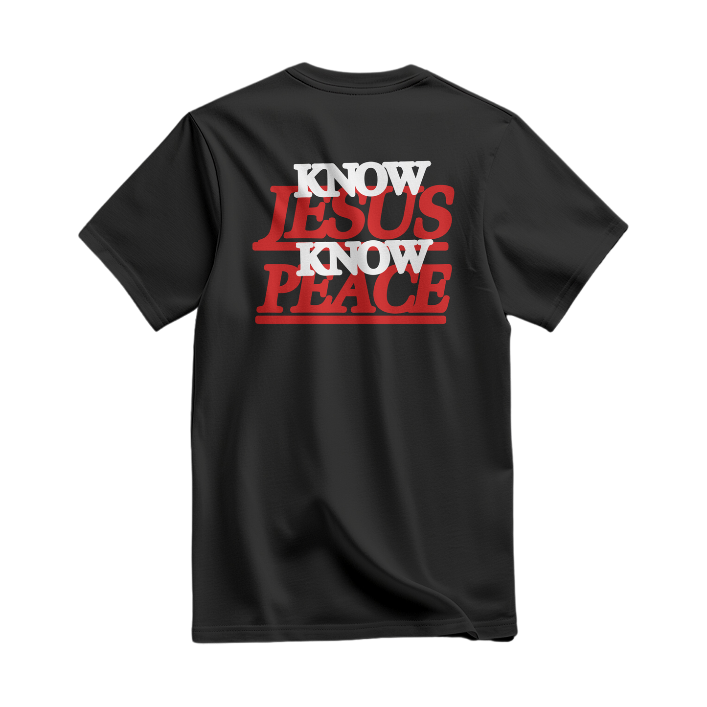 Know Jesus Know Peace l Oversized T-Shirt Black