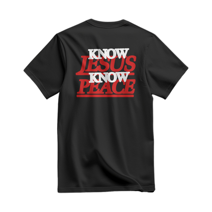 Know Jesus Know Peace l Oversized T-Shirt Black