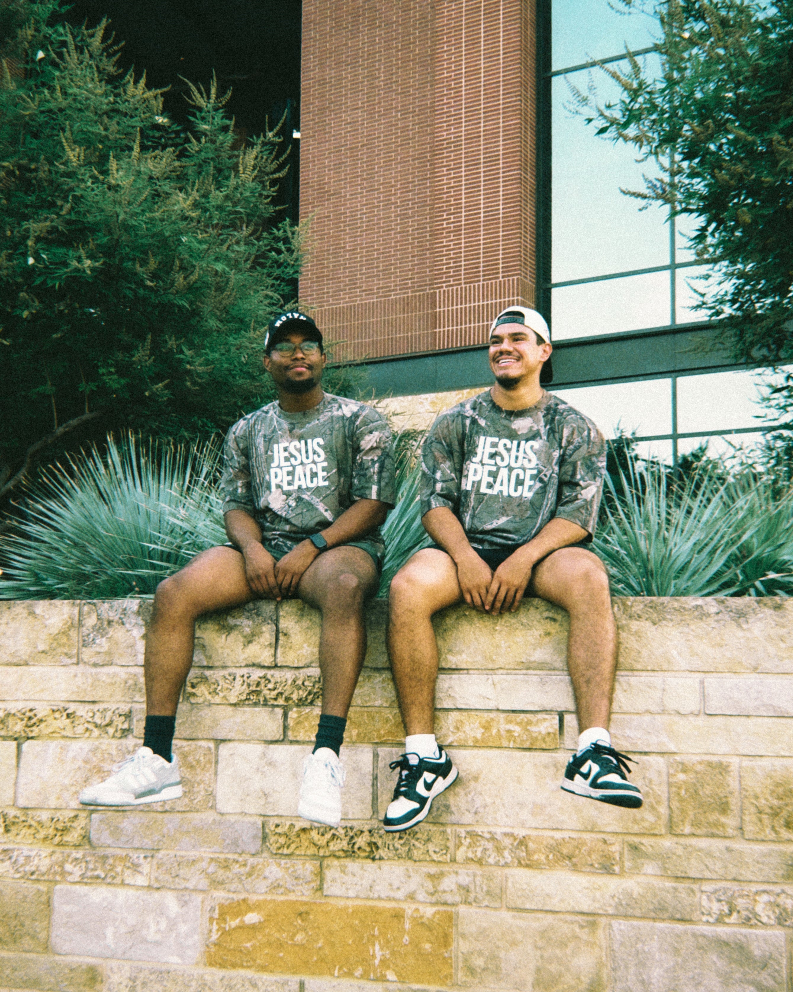 Jesus Peace Camo Heavyweight Cropped T-shirt